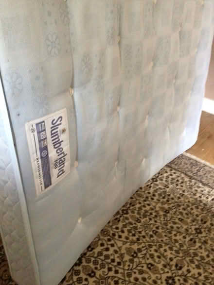Photo of free 4 ft 6 inch Slumberland mattress (Paignton) #2