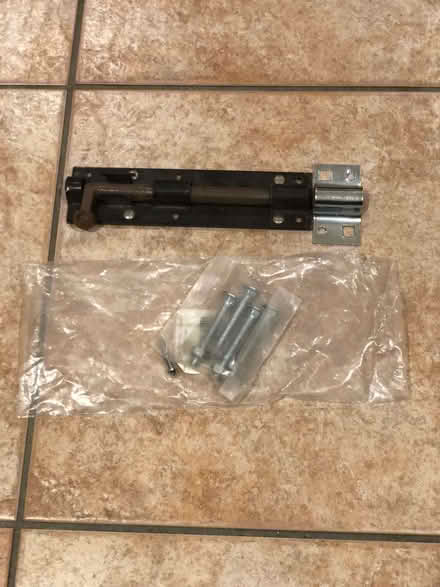 Photo of free Gate bolt and keep (6.5" / 170mm) (Wood Farm OX3) #1