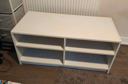Photo of free White wooden TV unit (Frankley B45) #1