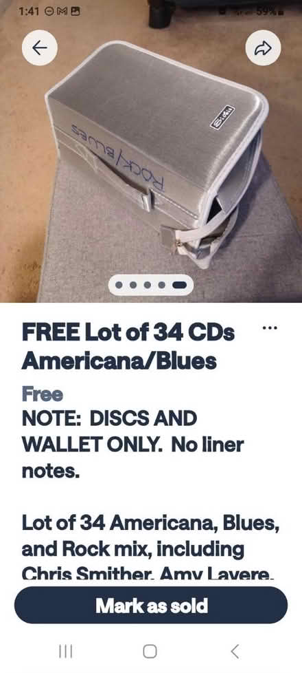 Photo of free 34 CDs and wallet (Hollymead) #3