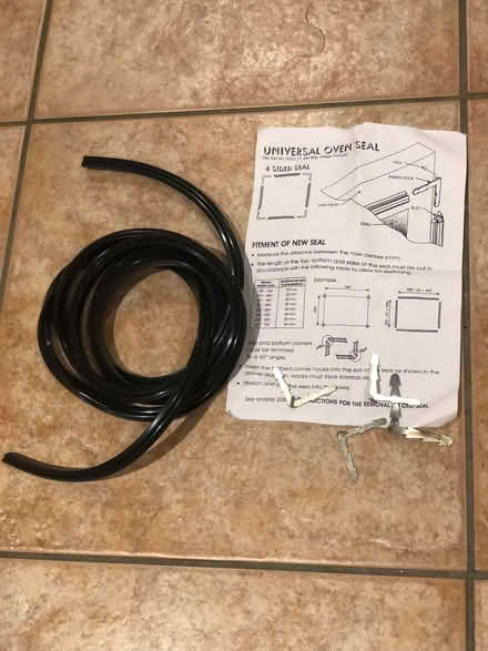Photo of free Universal oven / grill door seal (new) (Wood Farm OX3) #1