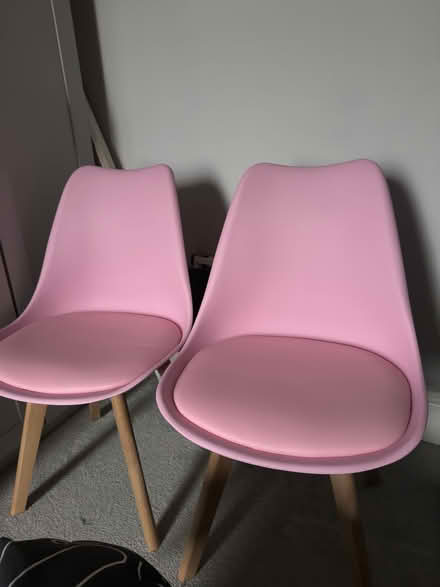 Photo of free 2 pink chairs (Craven Road CV21) #1