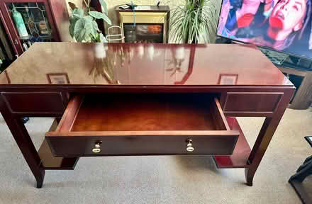 Photo of free Mahogany Console Desk/Table (Hebburn NE31) #4