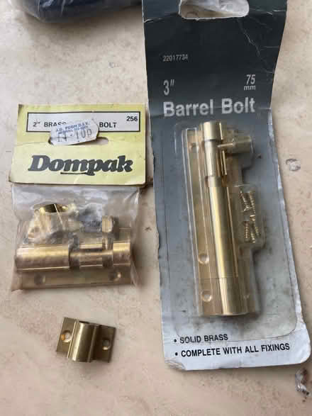 Photo of free Barrel bolts x5 (Heswall CH60) #3