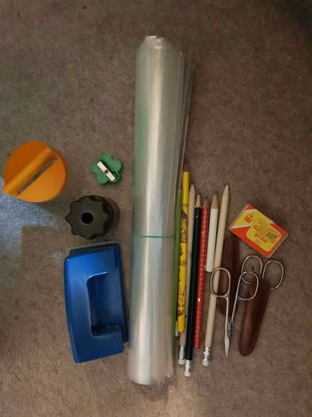 Photo of free File box & pencils/ sharpeners etc (Kendal LA9) #2