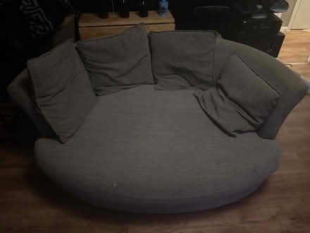 Photo of free grey cuddle sofa (BR6) #1