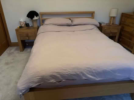 Photo of free Wooden Double Bed Frame (Prime Ministers MK41) #3