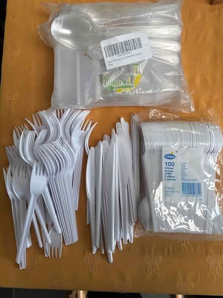 Photo of free Plastic knives, forks and spoons (Lower Rainham ME8) #1