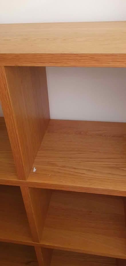 Photo of free Oak-look shelving unit (Askew Road W12) #3