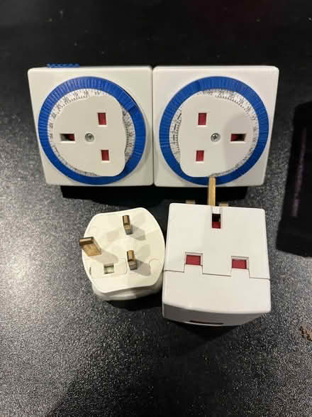 Photo of free Two Timers, One Plug and a Double Adaptor (Elm Park RM12) #1