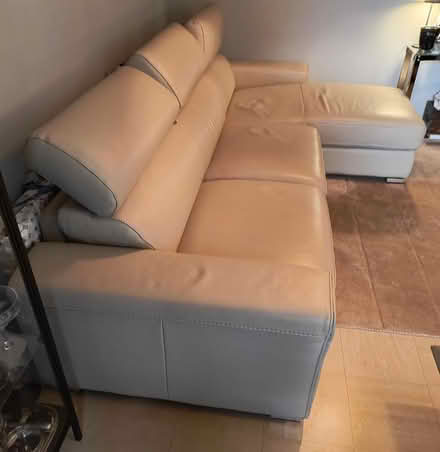 Photo of free L-shape (left) Leather Sofabed (SW9) #2