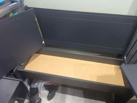 Photo of free Grey corner bench table with storage (East Dene S65) #2