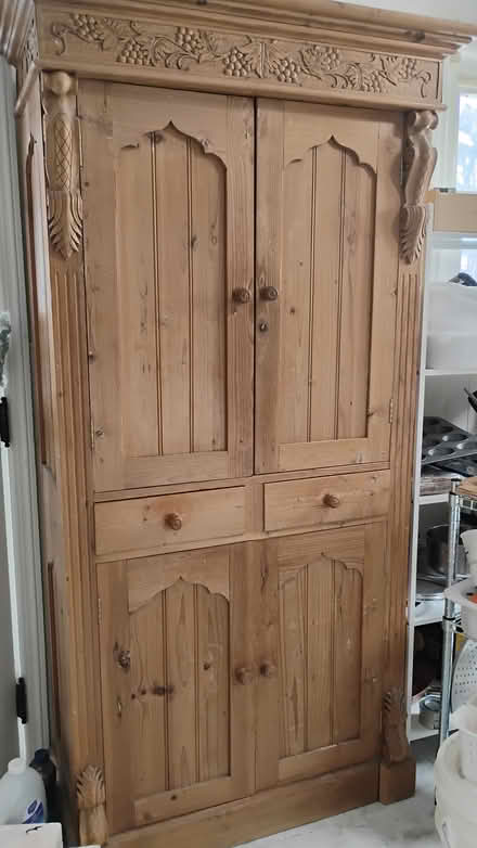 Photo of free Wooden Cabinet (Hawthorne) #1