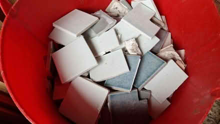 Photo of free Half a Bucket of Tile Mysteries! (Bridge of Allan FK9) #1