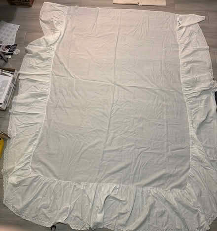 Photo of free White Frilly linens (near Cabin John Village) #2