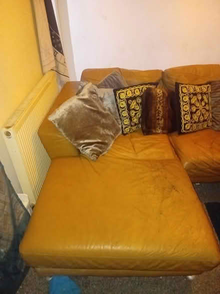 Photo of free Leather corner sofa (WV4) #4