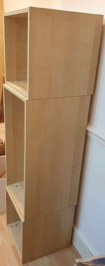 Photo of free IKEA EKET storage units (white-backed) (Askew Road W12) #2