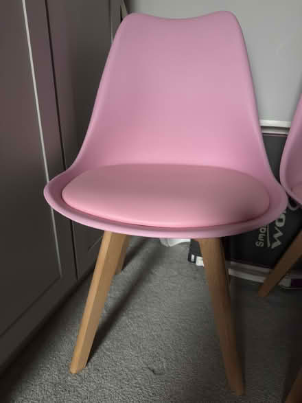 Photo of free 2 pink chairs (Craven Road CV21) #2