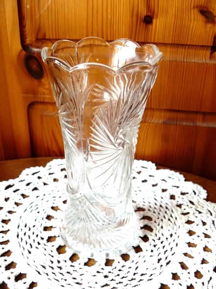 Photo of free Vintage Decorative Cut Glass Vase (Woodside WD25) #1