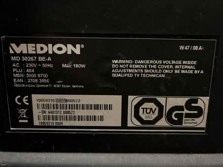 Photo of free 31” tv (Ebley GL5) #1
