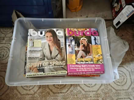 Photo of free Box of Burda sewing magazines (Central District/Madrona) #1