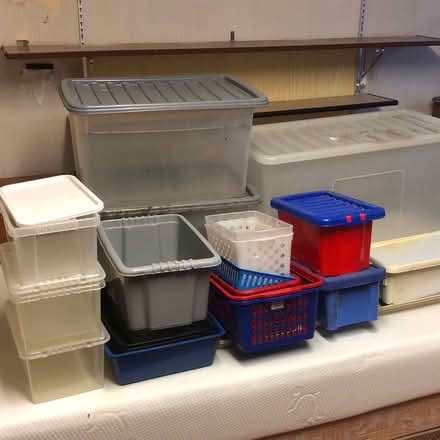 Photo of free Lots of storage boxes & baskets (West Southampton SO16) #1