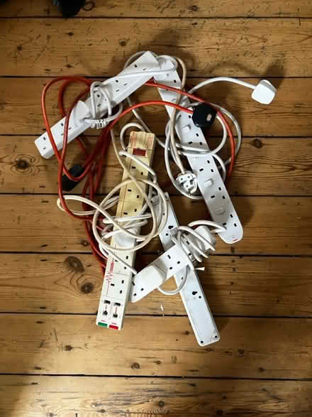 Photo of free Bucket of multi plug adaptors (Seven Sisters N15) #2