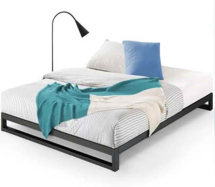 Photo of free Low Metal Bed Frame (Black)- King (Croydon CR0) #1