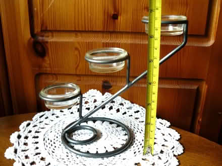 Photo of free Tiered Black Metal Tealight Holder (Woodside WD25) #2