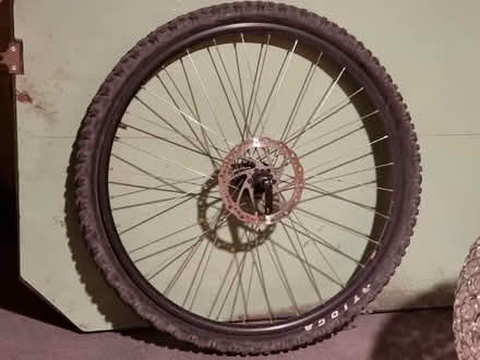 Photo of free Mountain bike wheel and tyre (Chorlton M21) #1