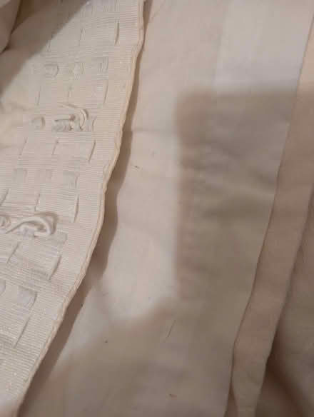 Photo of free A pair of cream curtains (Oughtibridge S35) #3