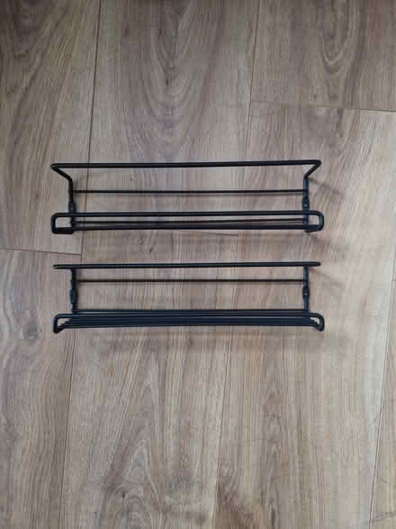 Photo of free 2 metal wall shelves (Biddulph) #1