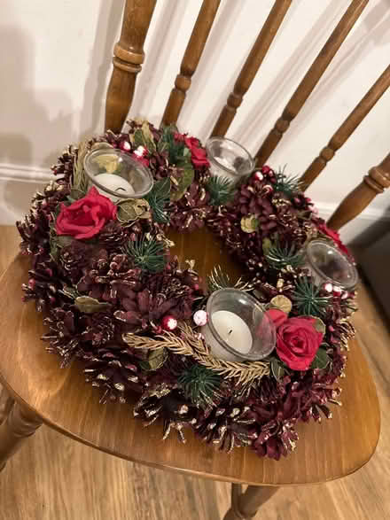 Photo of free Christmas wreath with candles (Newbury Park IG2) #1
