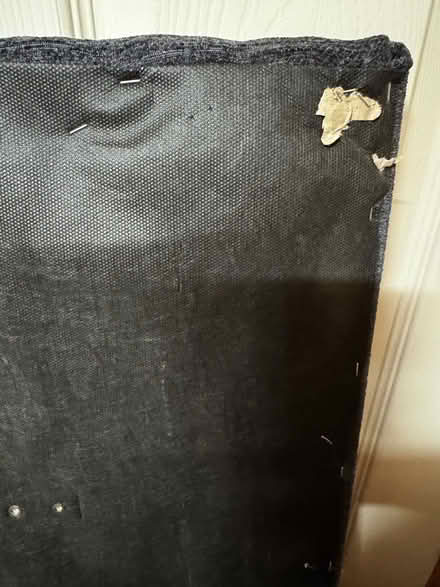 Photo of free Dark grey upholstered headboard for a single bed. (Sherwood TN2) #4