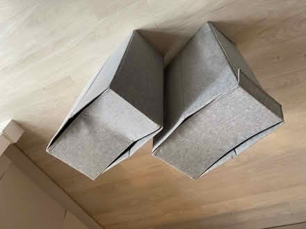 Photo of free Fabric laundry bins x 2 (Southmoor OX13) #1