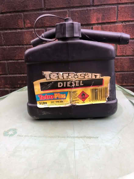 Photo of free Plastic 5 Litre Diesel fuel can with spout (Wood Farm OX3) #1