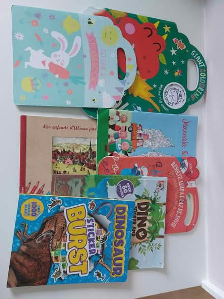 Photo of free Kids colouring/sticker books (Hadfield SK13) #1