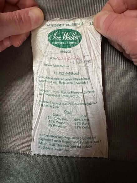 Photo of free 3 piece sofa suite (Rochester ME1) #2