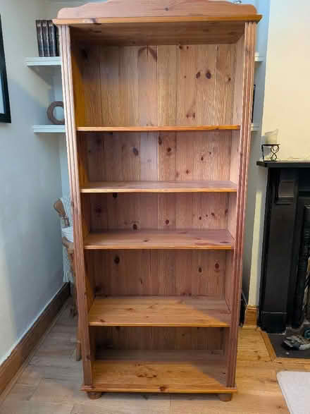 Photo of free Tall pine bookcase (Hilperton BA14) #1