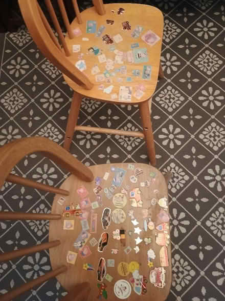 Photo of free 2 children's chairs (Park Road EH22) #3