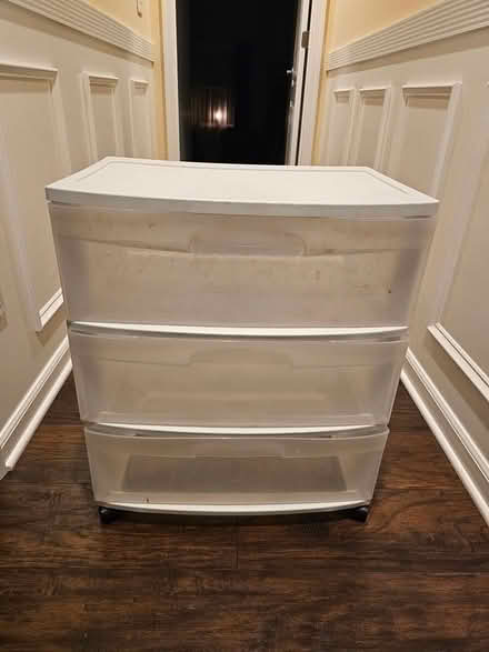 Photo of free Sterilite 3 drawer wheeled storage (Raritan Township/Ringoes) #1