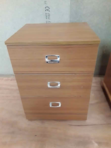 Photo of free Small 3 draw bedside cabinet (Great Salkeld CA11) #1