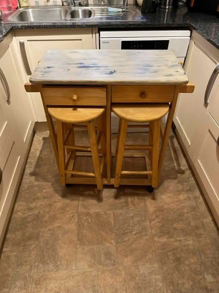 Photo of free Kitchen / Breakfast Table & Stools (LE12 Sileby) #3