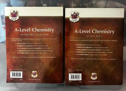 Photo of free A-Level Chemistry books 1&2 (Chatham ME4) #2
