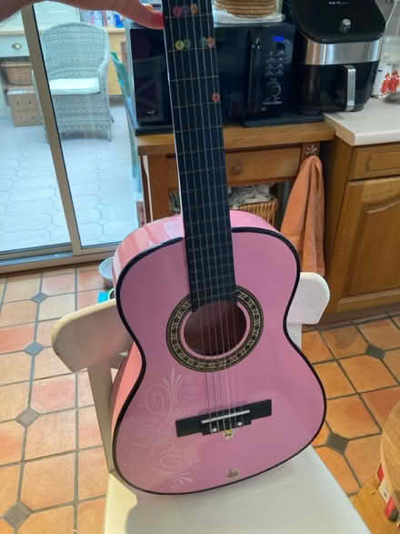Photo of free Children’s 3/4 acoustic guitar pink (Little Kingshill HP16) #1