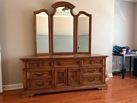 Photo of free Dresser and mirror (Maumelle) #1