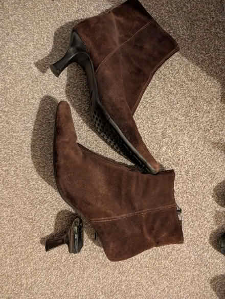 Photo of free Suede Clarks boots uk6 (Low Fell Ne9) #1