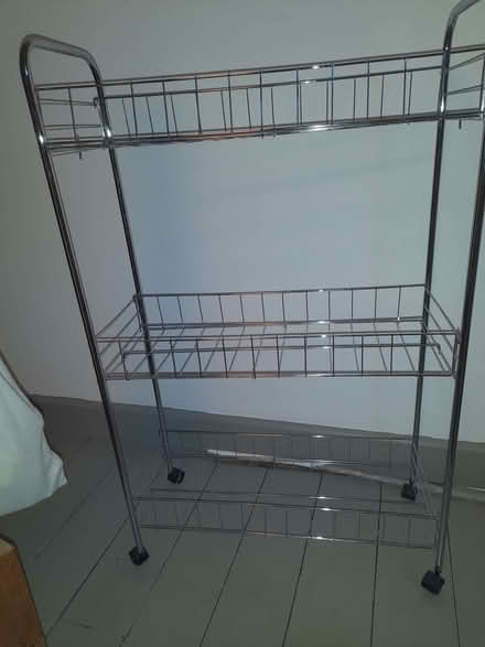 Photo of free 3-tier basket trolley (Castle Hall SK15) #1