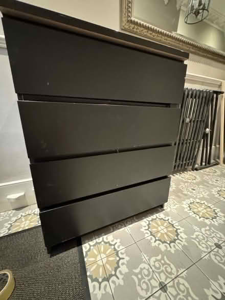 Photo of free Black /brown chest of drawers (Gospel Oak NW3) #1