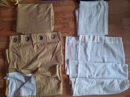 Photo of free Living/bedroom curtains + rods (Sunnyside) #2